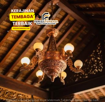 Lampu Robyong Tembaga