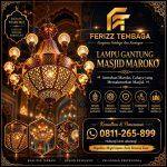 Lampu Gantung Masjid Tembaga
