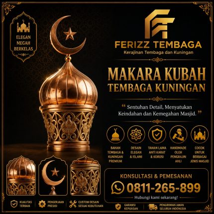 Makara Kubah Tembaga Kuningan
