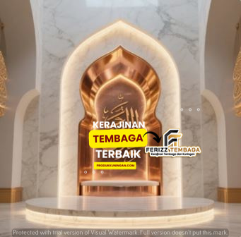 mihrab tembaga (12) Mihrab Masjid Tembaga Berkualitas - Image 1
