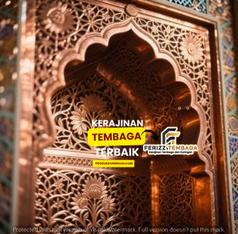Mihrab Masjid Tembaga Handmade