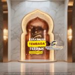 Mihrab Masjid Tembaga motif Islami