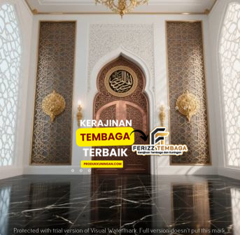 Pintu Masjid Tembaga modern