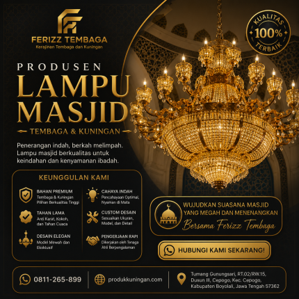 Lampu Gantung Masjid