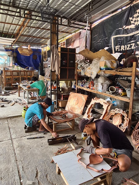 Workshop dan Proses Produksi Kerajinan Tembaga Kuningan Boyolali