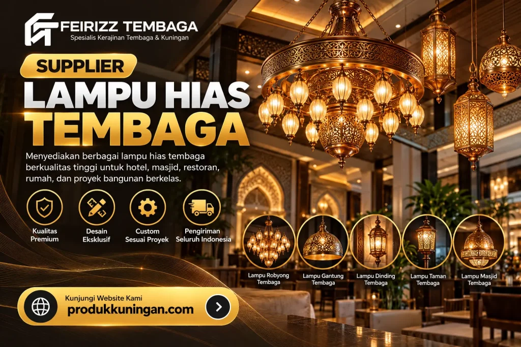 Supplier Lampu Hias Tembaga