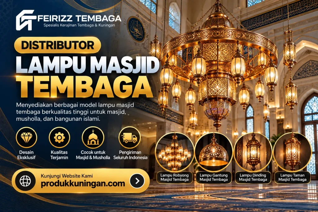 Distributor Lampu Masjid Tembaga